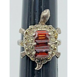 925 Sterling Silver Vintage Women's Hematite Swive